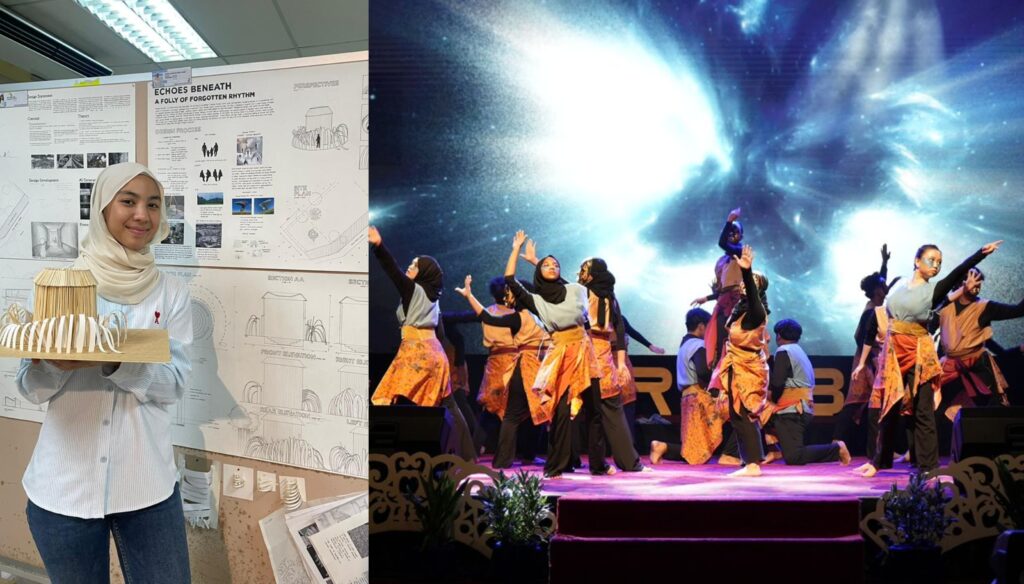 Fariza guna ilmu seni bina dalam teater
