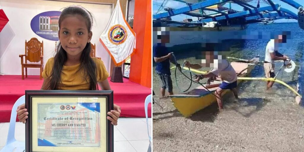 Budak perempuan berenang 6 kilometer rentas laut bergelora