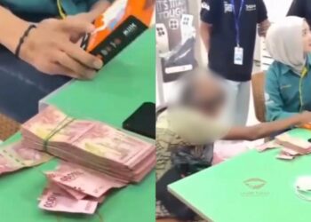 Peminta sedekah beli iPhone secara tunai