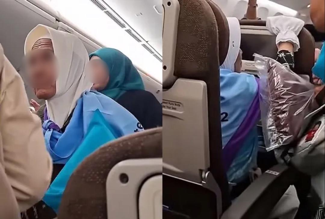 Jemaah haji minta turun daripada pesawat, terlupa bagi makan ayam