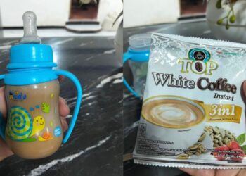 Wanita beri anak minum kopi ‘instant’, susu pekat setiap hari