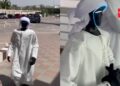 Robot solat sunat Aidiladha di masjid