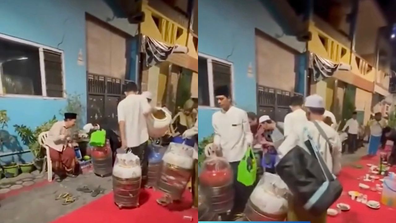 Tetamu kenduri dapat hadiah burung