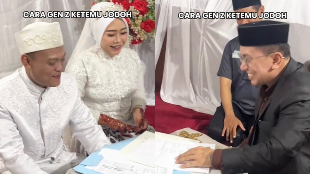 Jurunikah terkejut, pasangan pengantin baru kenal di TikTok