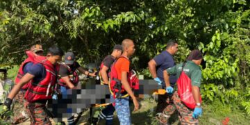 Mayat kanak-kanak lemas ditemui 300 meter dari lokasi jatuh