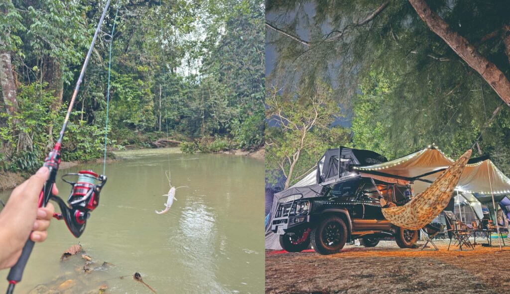 Memancing dan perkhemahan nomad gaya AsanahCamper