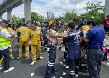 ‘Rider’ kencing dilanggar kereta api