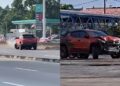[VIDEO] Pemandu trak pikap lagak ‘stuntman’ rupanya positif meth, morfin