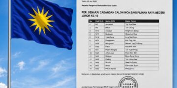 PRN Johor: Senarai calon MCA pula tular
