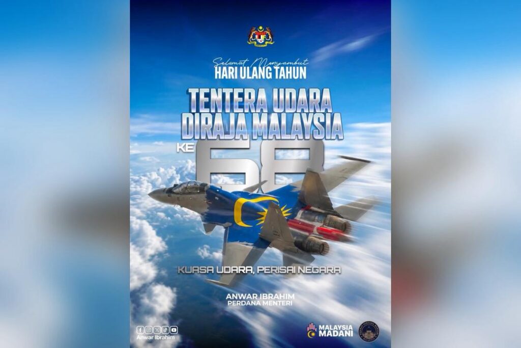 PM hargai jasa TUDM pertahan ruang udara negara