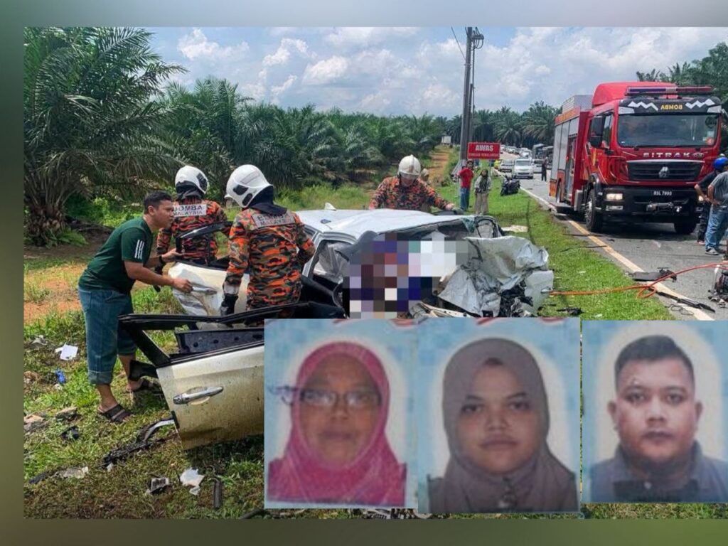 Nahas 4 maut: Mereka dari Melaka balik kenduri