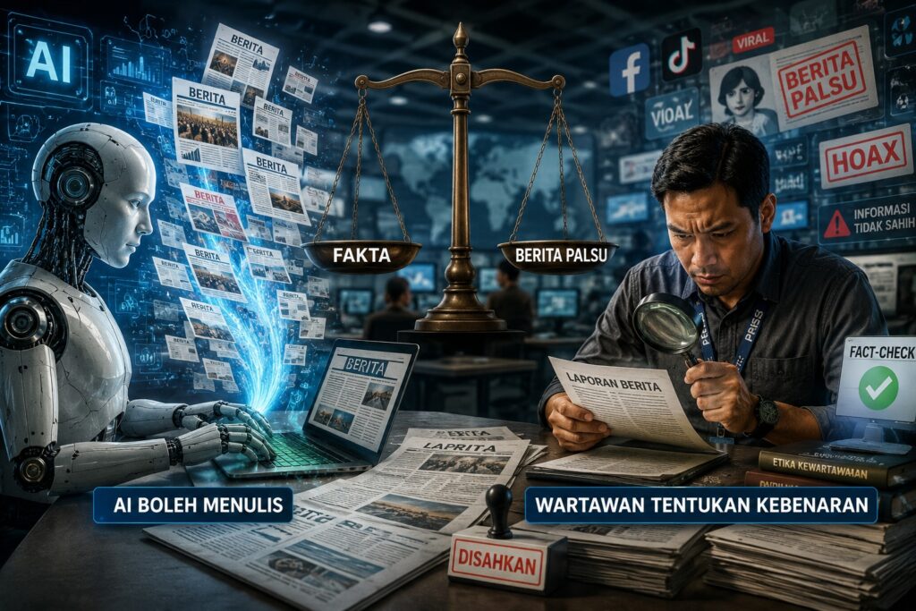 AI tidak boleh ganti wartawan