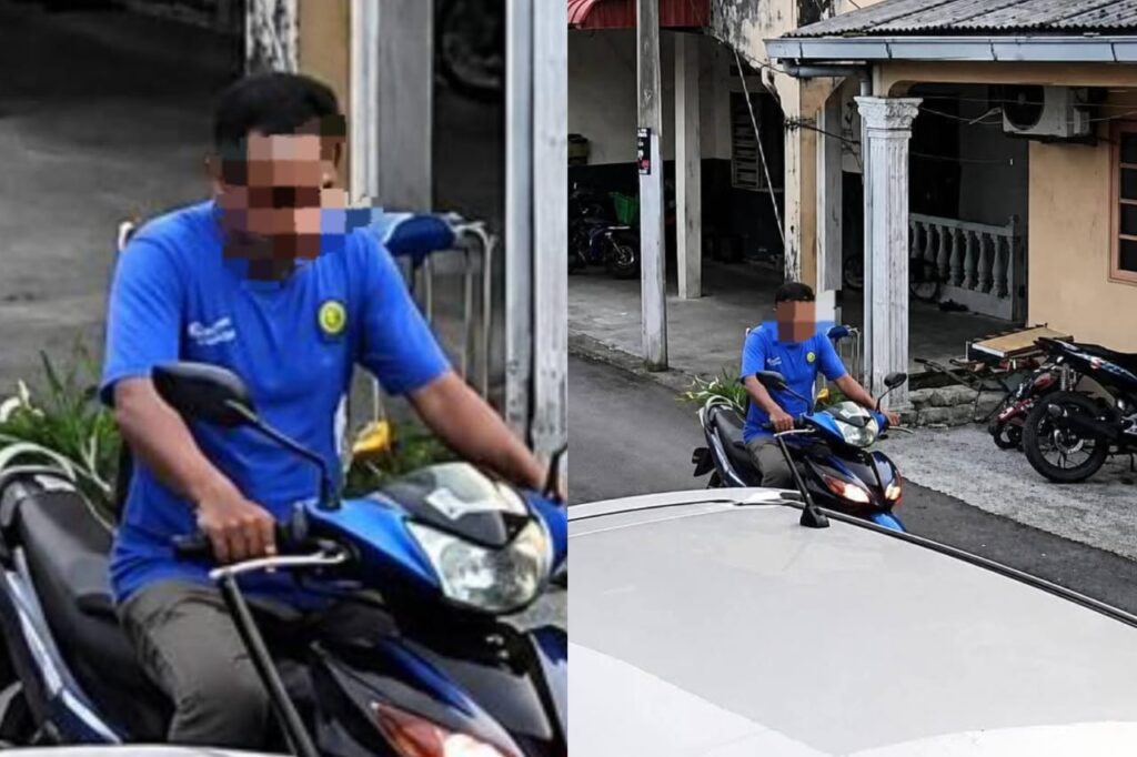 Selamba curi motosikal depan rumah
