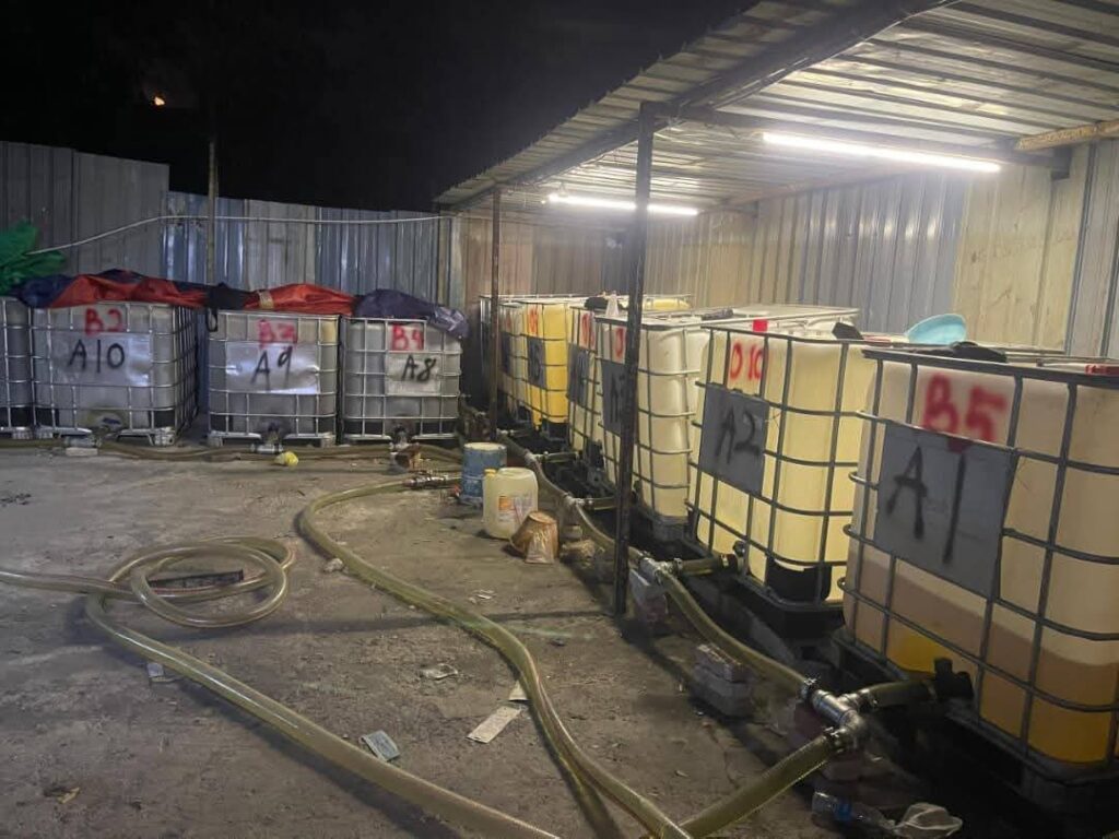 Sarang seleweng diesel diserbu KPDN