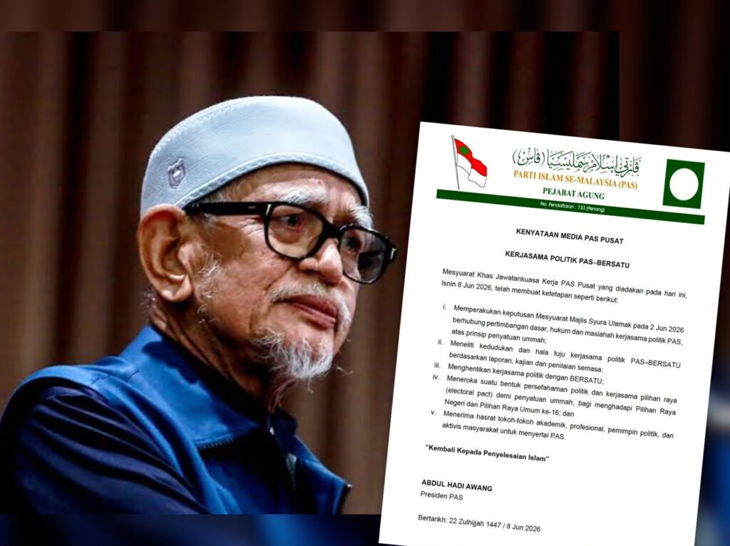 Pas ‘ceraikan’ Bersatu
