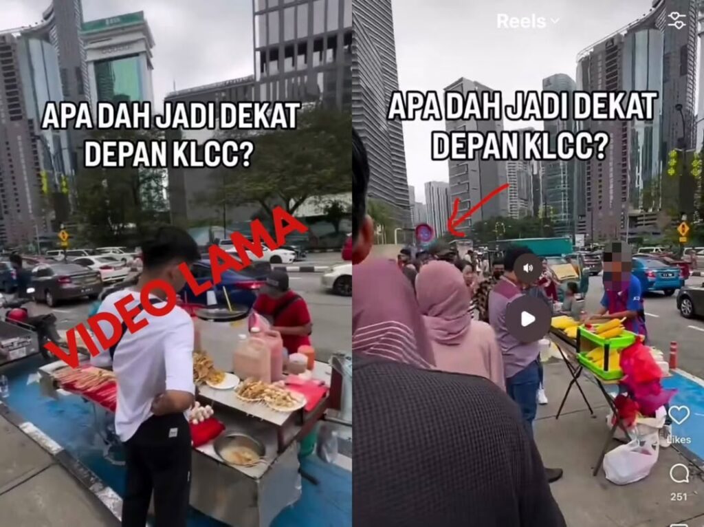 DBKL sahkan warga asing jual jagung depan KLCC vid