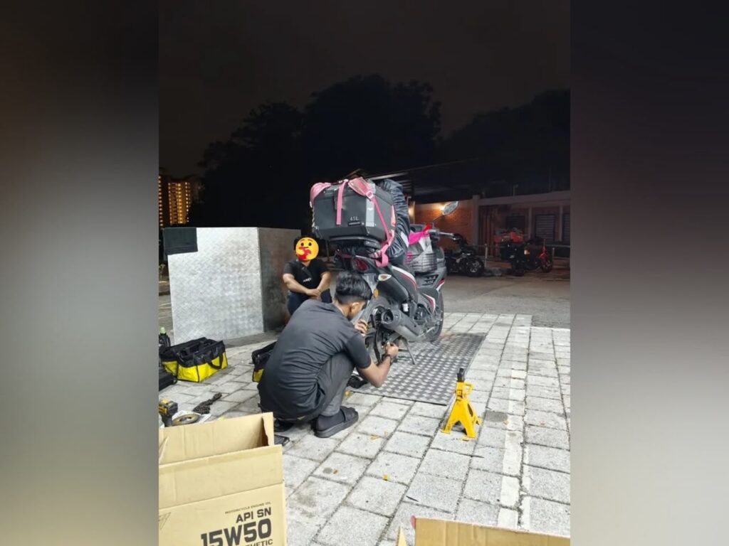 ‘Malam ini memang rezeki abang’