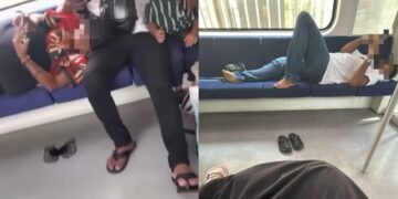 [VIDEO] Wah, selesa betul Rohingya tidur dalam MRT