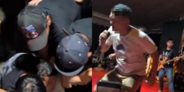 [VIDEO] ‘Stage dive’ tak menjadi, terus ‘landing’ atas lantai