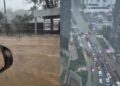 Banjir kilat, trafik sesak di ibu negara