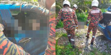 Bayi tercampak keluar, lima sekeluarga maut rempuh paip air