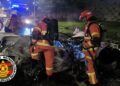 Dua rentung, tersepit dalam kereta terbakar di Duke