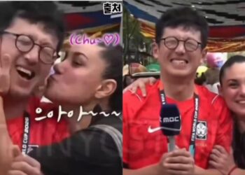Tak semena-mena wartawan kena cium semasa buat liputan Piala Dunia 2026