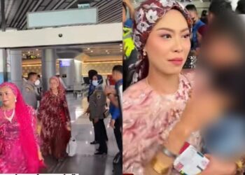 Jemaah gayakan baju berkilau, emas balik haji