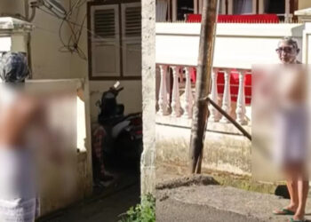Badan penuh sabun biasa, asalkan selamat