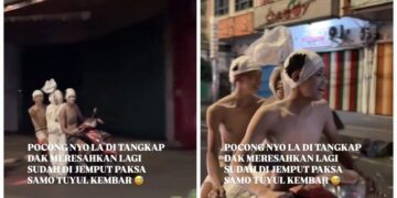 ‘Toyol’, ‘pocong’  tunggang motosikal secara berbahaya