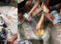 3 beradik jumpa plastik hitam penuh wang