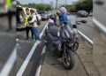 Suami isteri cedera, anak maut motosikal rempuh kereta