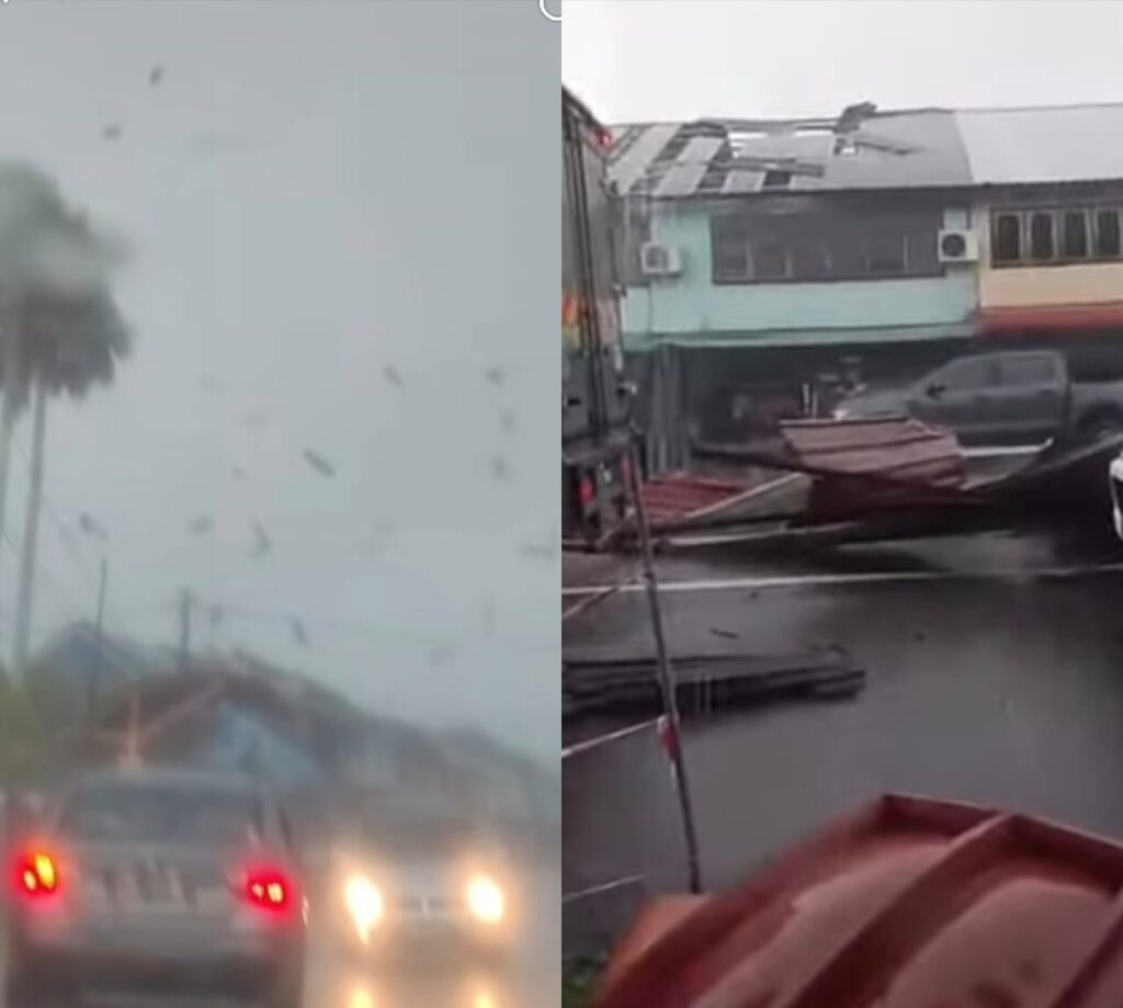 [VIDEO] Cemas zink melayang dalam pusaran angin