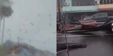 [VIDEO] Cemas zink melayang dalam pusaran angin