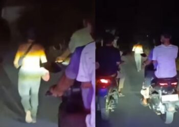 Padah curi ayam, lelaki diarak keliling kampung