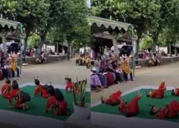 Pelajar menari ‘tarian semut’, raih 30 juta tontonan