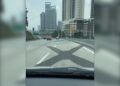 Tampalan jalan berbentuk ‘X’ di NPE hanya sementara, dibaiki esok