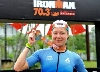 Atlet Kyrgyzstan, juara Ironman 70.3 Desaru Coast