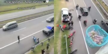 [VIDEO] Terengganu sambut peserta RXZ Members 8.0, hulur hadiah dari atas jejambat