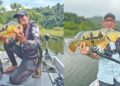 Lambakan peacock bass di Empangan Kelau