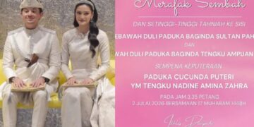 Tengku Nadine Amina Zahra, cucunda baharu Sultan Pahang
