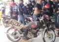 RXZ rempuh skuter, dua beranak cedera